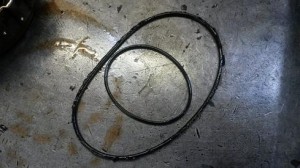balooned o rings from water boiling at lower temperature than oil